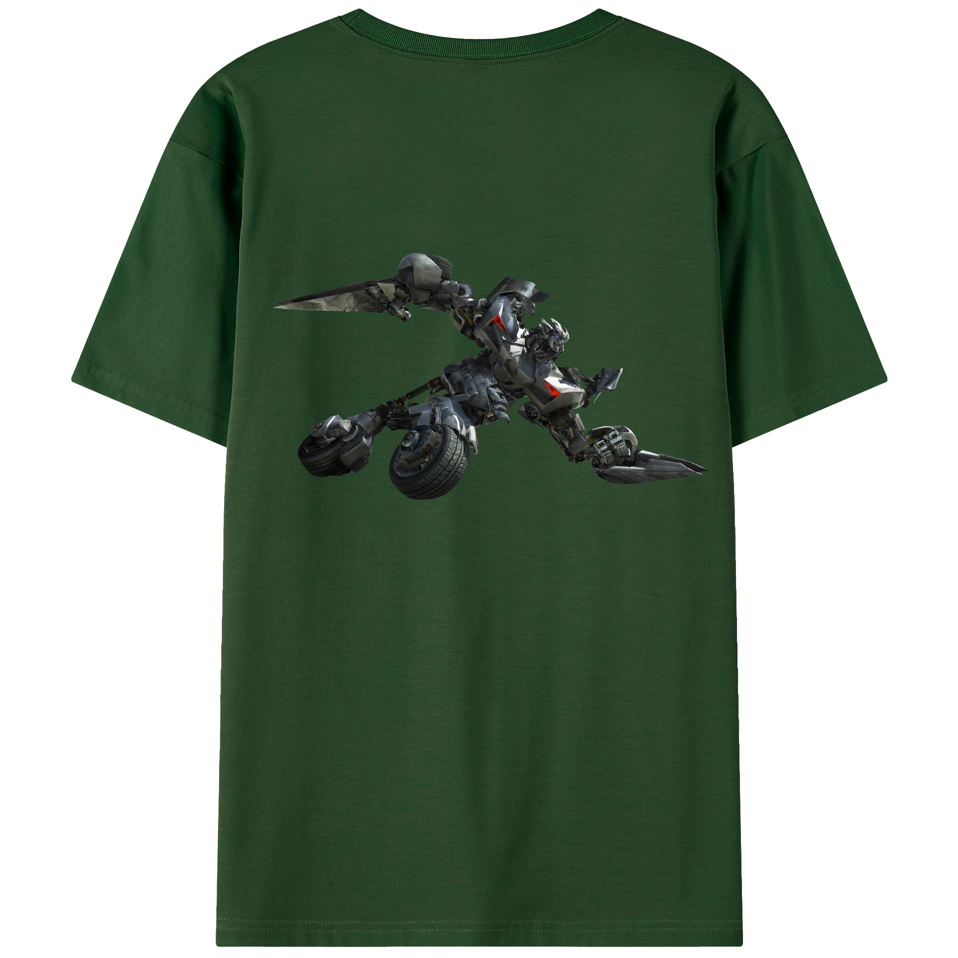 （画像用） Transformers トランスフォーマー 綿100％半袖Tシャツ（背面プリント）